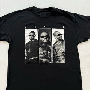 Usher | Austin, Texas Concert Tee | Black T-Shirt XL